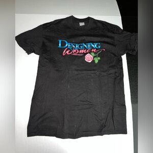 Vintage Designing Women 80’s Promo Shirt XL Stedman TV Show Promo Shirt 1988